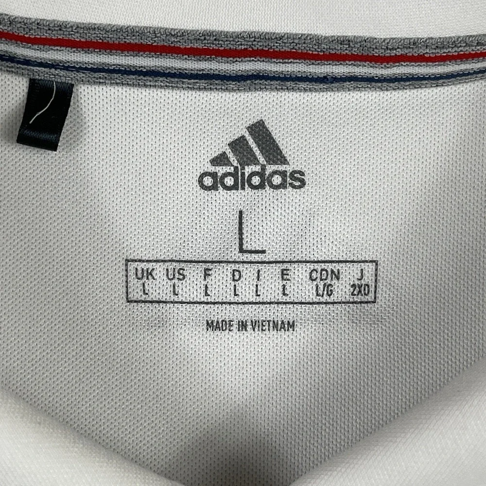Adidas Polo Shirt Mens Large Concord Country‎ Club USA Golfer Pickleball PA